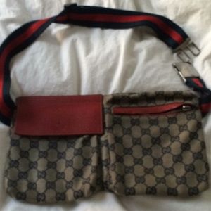 Gucci monagram fanny pack